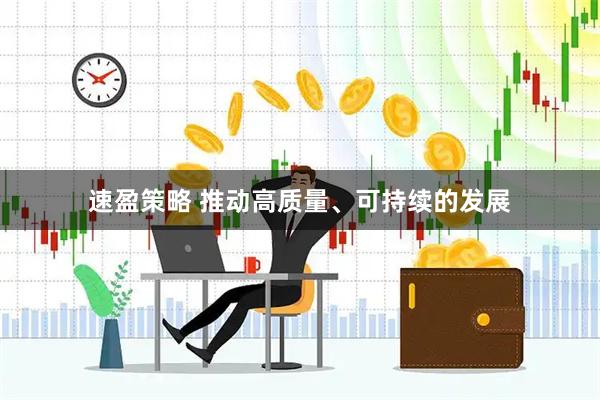 速盈策略 推动高质量、可持续的发展